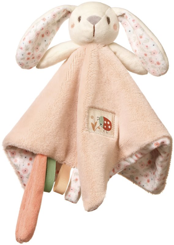 BabyOno Have Fun Baby Bunny jucărie de adormit cu zornăitoare 1 buc