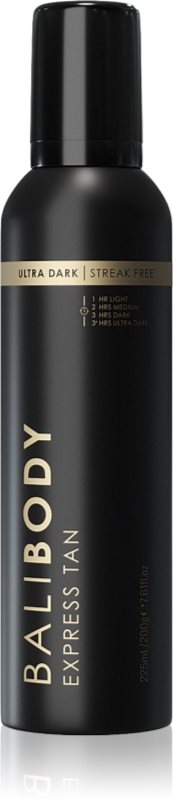 Bali Body 1 Hour Express Ultra Dark spuma autobronzanta culoare Ultra Dark 225 ml