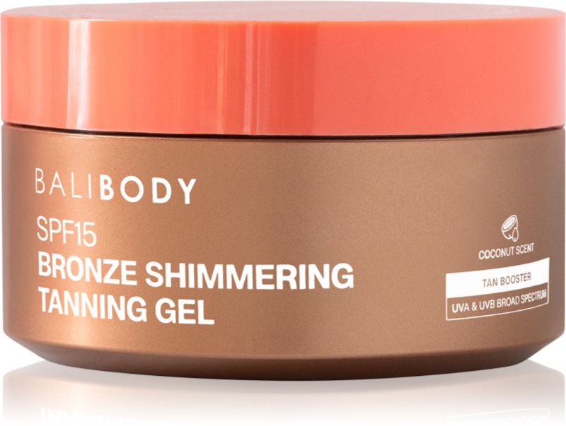 Bali Body Shimmering Tanning Gel gel pentru plaja SPF 15 150 g