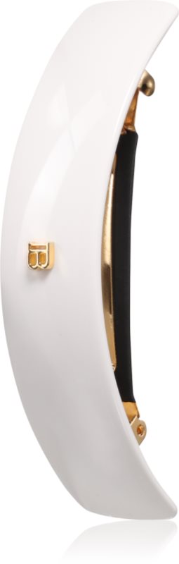 Balmain Hair Couture Large White agrafă de păr 1 buc
