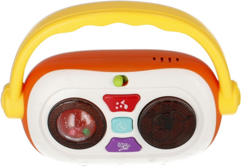 Bam-Bam Music Toy Silicone Bamboo Puzzle jucărie cu activități cu melodie 18m+ Radio 1 buc