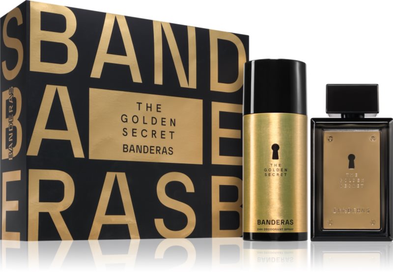 Banderas The Golden Secret set cadou pentru bărbați
