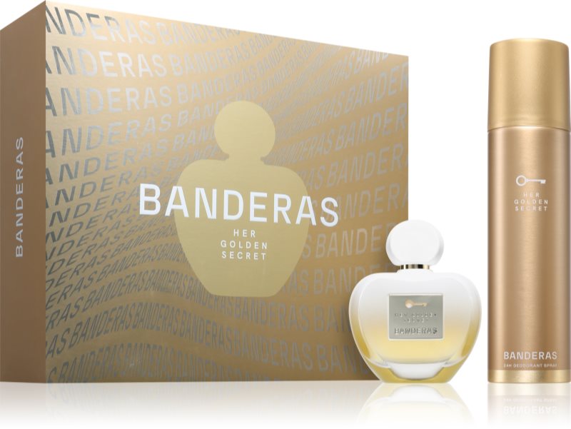 Banderas Her Golden Secret set cadou pentru femei 1 buc