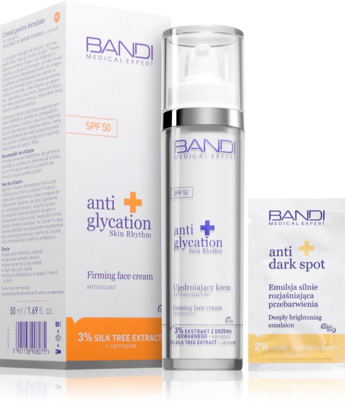 BANDI Cosmetics Anti Glycation lift crema de fata pentru fermitate SPF 50 50 ml