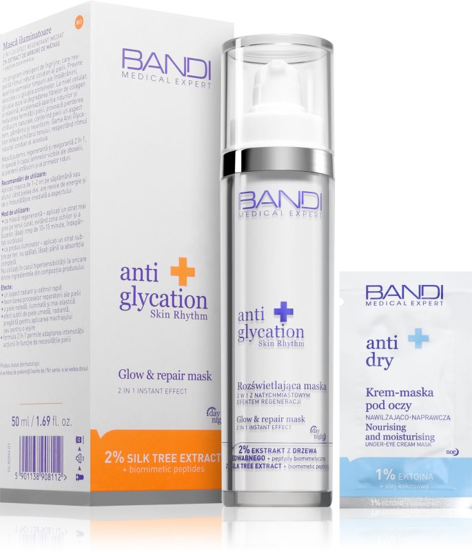 BANDI Cosmetics Anti Glycation masca pentru regenerare 2 in 1 50 ml