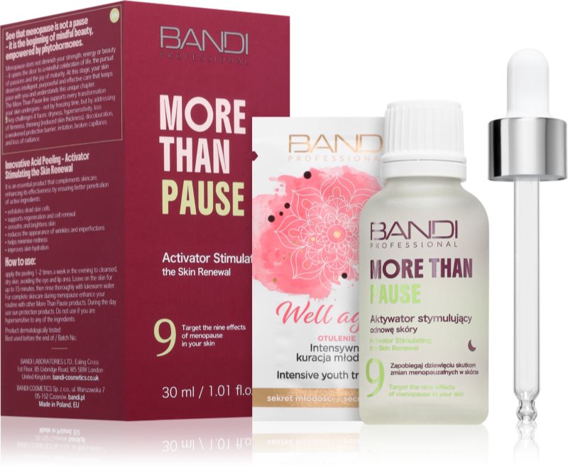 BANDI Cosmetics More Than Pause activator cu efect de exfoliere 30 ml