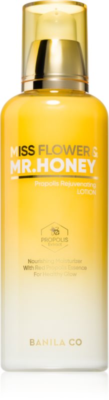 Banila Co. Miss Flower & Mr. Honey Propolis Rejuvenating lapte hidratant, cu efect de iluminare pentru intinerirea pielii 150 ml