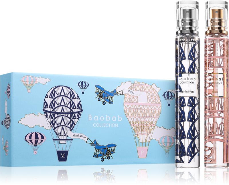 Baobab Collection My First Baobab Paris & Manhattan spray pentru camera set cadou