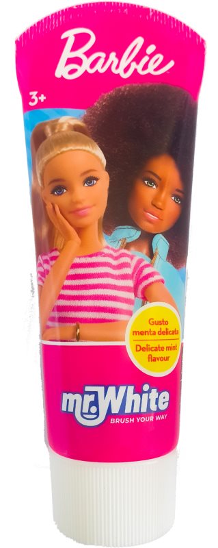 Barbie Mr.White pastă de dinți 3+ 75 ml
