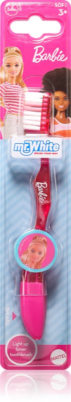 Barbie Mr.White perie de dinti cu temporizator pentru copii 3+ 1 buc