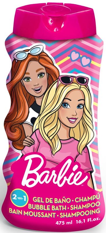 Barbie Bubble Bath & Shampoo 2 in 1 gel de dus si baie 2 in 1 475 ml