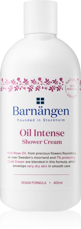 Barnängen Oil Intense gel de dus delicat pentru pielea uscata sau foarte uscata 400 ml