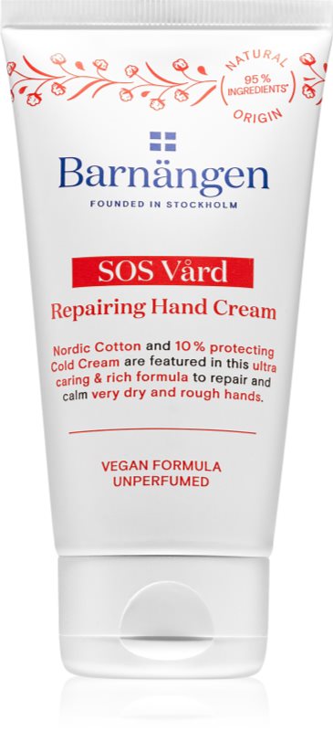 Barnängen SOS Vard Cremă de mâini regeneratoare pentru piele foarte uscata 75 ml