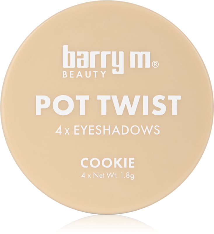 Barry M Pot Twist fard de pleoape cremos culoare Cookie 4x1.8 g
