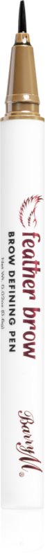 Barry M Feather Brow Defining Pen creion pentru sprancene culoare Light 1,2 g