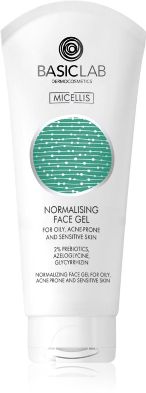 BasicLab Dermocosmetics Micellis gel de curățare pentru tenul gras, predispus la acnee 100 ml
