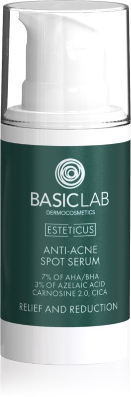 BasicLab Dermocosmetics Esteticus tratament topic pentru acnee Cu AHA Acizi 15 ml