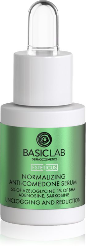 BasicLab Dermocosmetics Esteticus ser pentru minimizarea porilor impotriva punctelor negre 15 ml