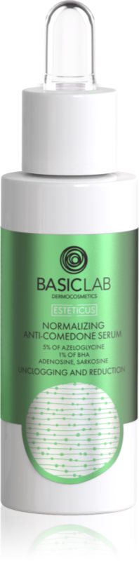 BasicLab Dermocosmetics Esteticus ser pentru minimizarea porilor impotriva punctelor negre