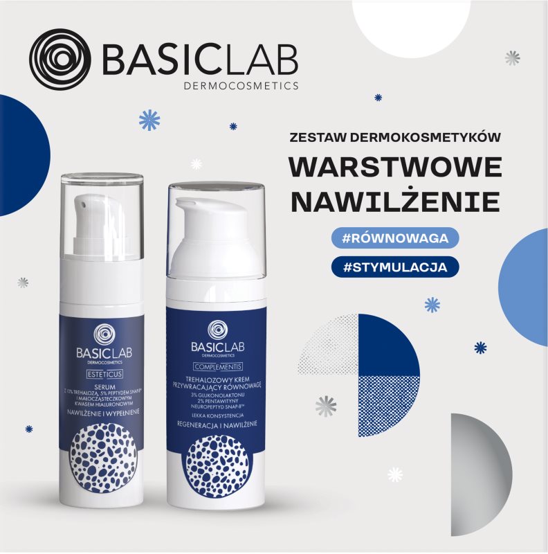 BasicLab Dermocosmetics Layered Moisturising set cadou pentru hidratare intensa