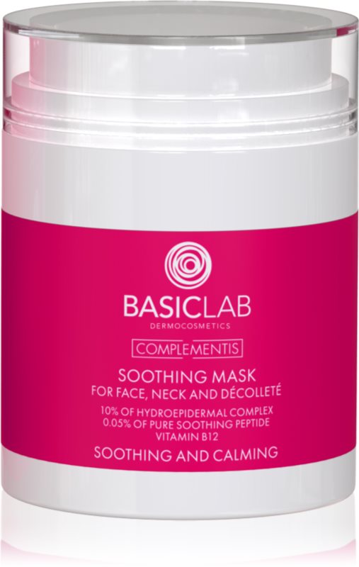 BasicLab Dermocosmetics Complementis masca calmanta pentru piele iritata si inrosita 50 ml