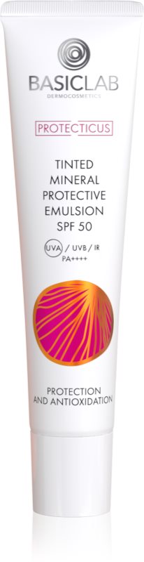 BasicLab Dermocosmetics Protecticus Emulsie protectoare pentru pielea sensibila predispuse la roseata SPF 50+ 40 ml