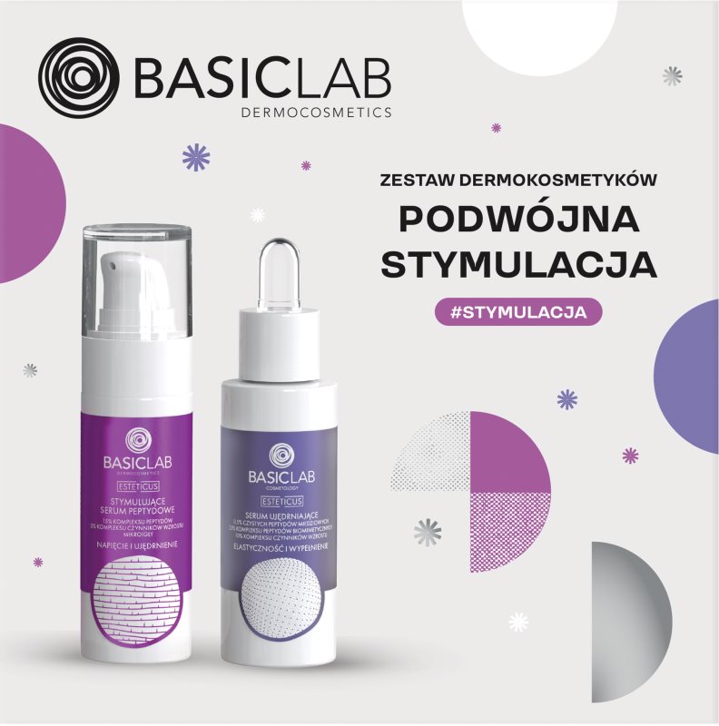 BasicLab Dermocosmetics Double Stimulation set cadou pentru fermitatea pielii