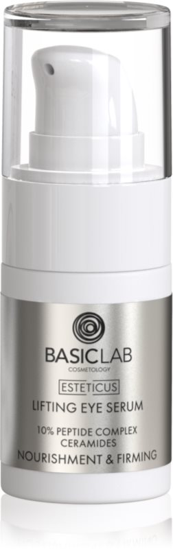 BasicLab Cosmetology Esteticus ser pentru ochi cu efect de lifting cu peptide 15 ml