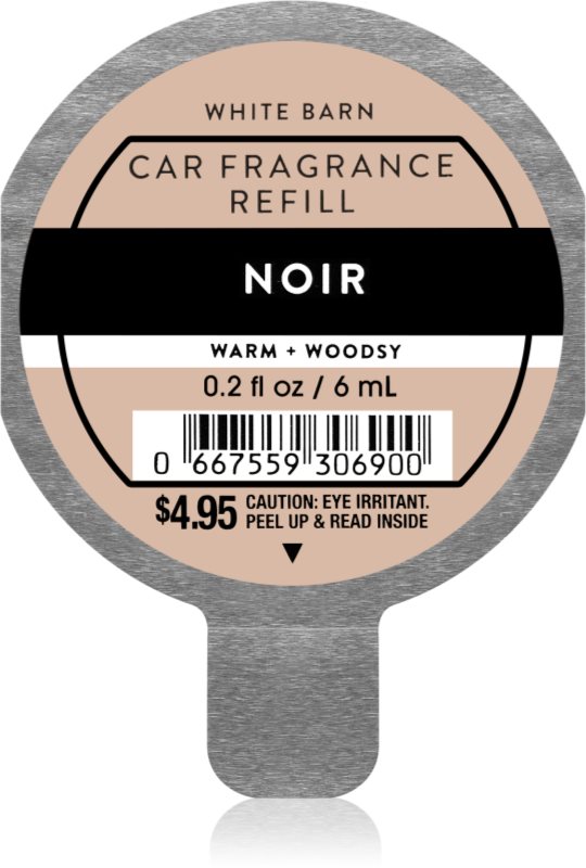 Bath & Body Works Noir parfum pentru masina rezervă 6 ml