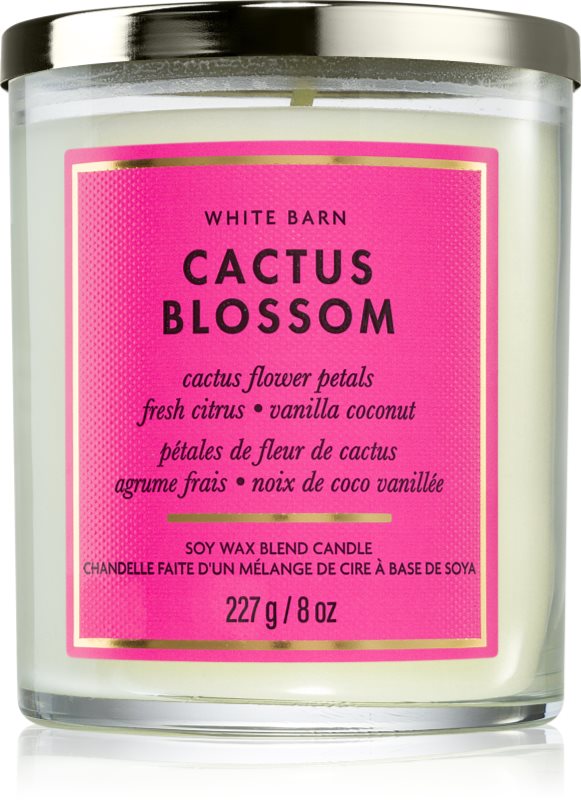 Bath & Body Works Cactus Blossom lumânare parfumată 227 g