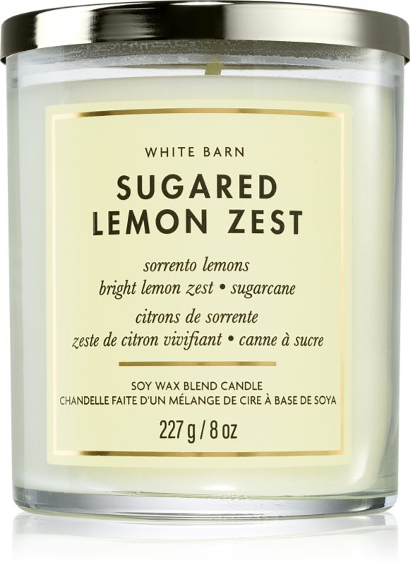 Bath & Body Works Sugared Lemon Zest lumânare parfumată 227 g