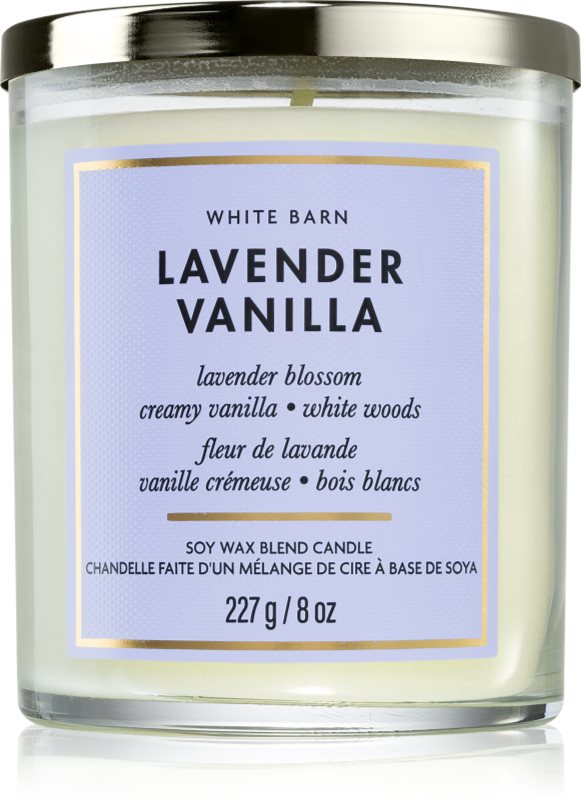 Bath & Body Works Lavender Vanilla lumânare parfumată 227 ml