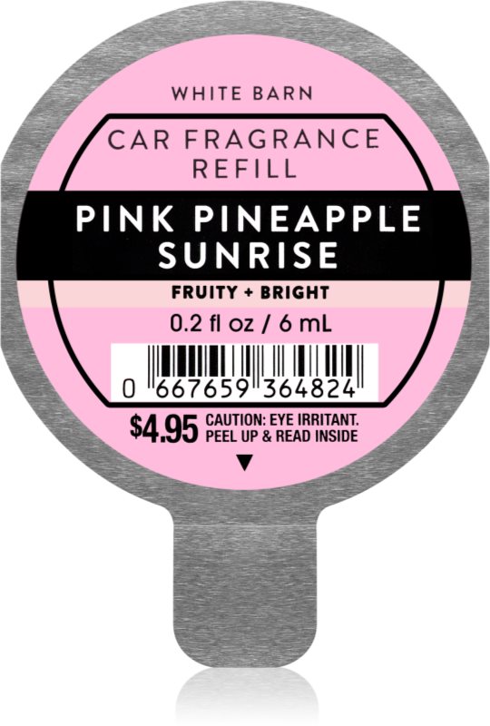 Bath & Body Works Pink Pineapple parfum pentru masina rezervă 6 ml
