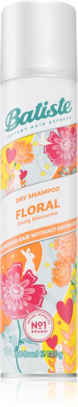 Batiste Floral Lively Blossoms șampon uscat pentru toate tipurile de păr 200 ml
