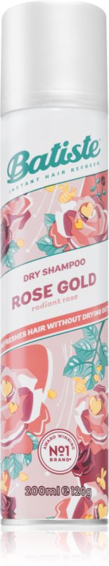 Batiste Rose Gold sampon uscat pentru a absorbi excesul de sebum 200 ml