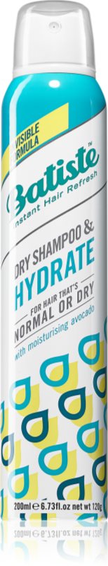 Batiste Hydrate șampon uscat pentru par uscat si normal. 200 ml