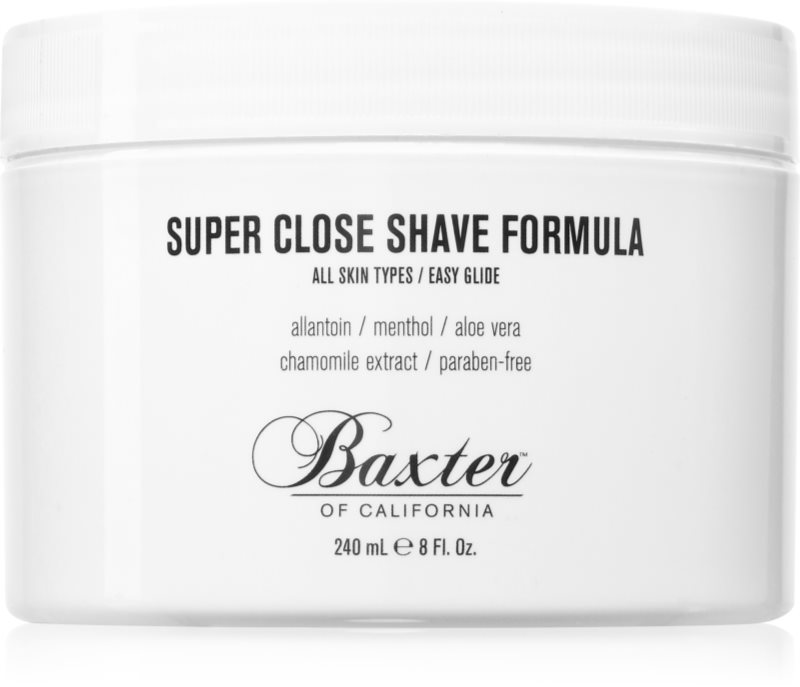 Baxter of California Super Close Shave cremă pentru bărbierit 240 ml