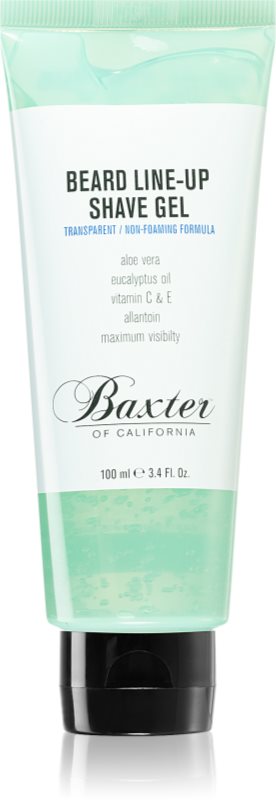 Baxter of California Beard Line-up gel pentru bărbierit 100 ml
