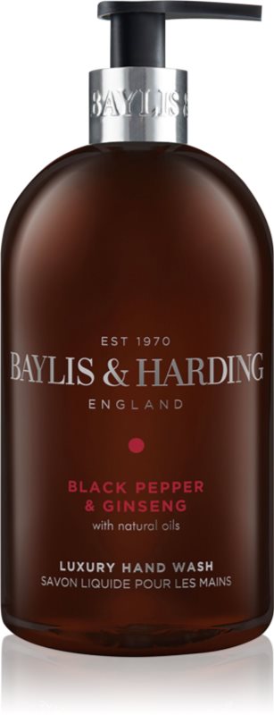 Baylis & Harding Black Pepper & Ginseng Săpun lichid pentru mâini 500 ml