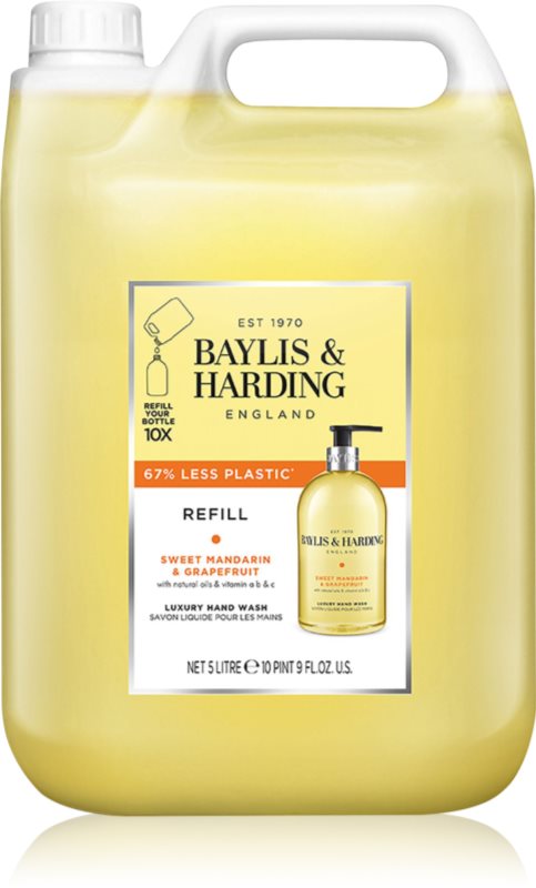 Baylis & Harding Sweet Mandarin & Grapefruit Săpun lichid pentru mâini rezervă
