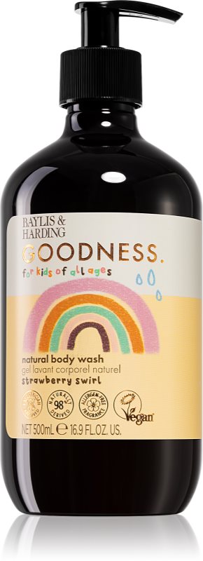 Baylis & Harding Goodness Strawberry Swirl Gel de curatare delicat pentru nou-nascuti si copii 500 ml
