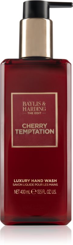 Baylis & Harding The Edit Cherry Temptation săpun lichid de lux Cherry, Jasmine & Sandalwood 400 ml
