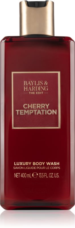 Baylis & Harding The Edit Cherry Temptation gel de duș de lux Cherry, Jasmine & Sandalwood 400 ml