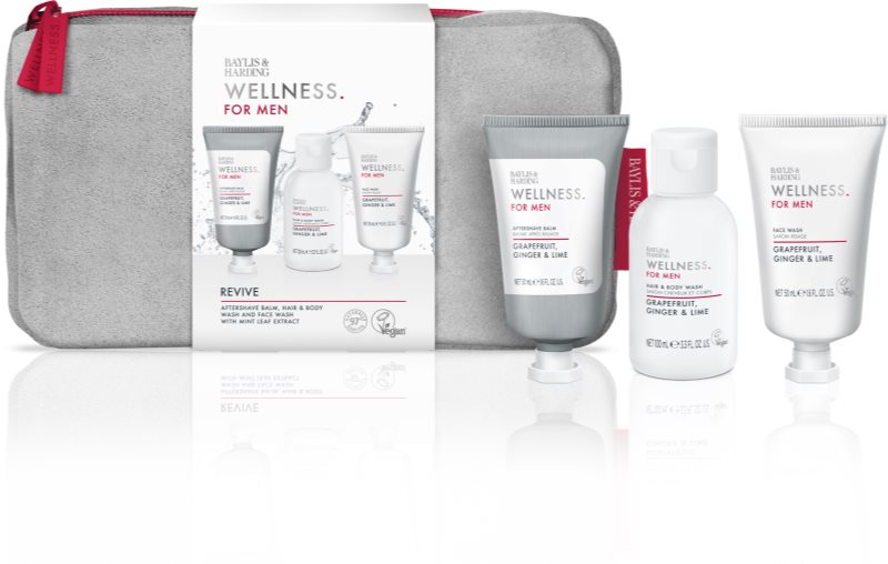 Baylis & Harding Wellness. For Men. Revive set cadou corp si fata pentru bărbați Grapefruit, Ginger & Lime