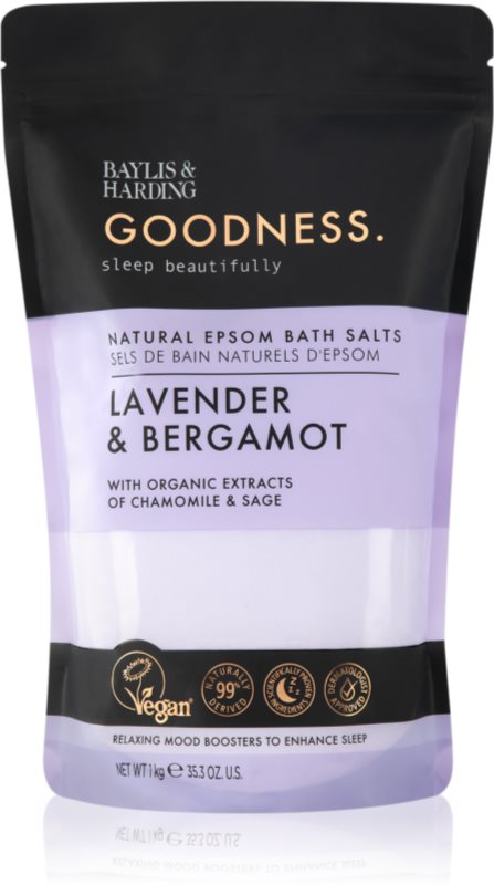 Baylis & Harding Goodness Sleep Beautifully saruri de baie cu lavanda 1 kg