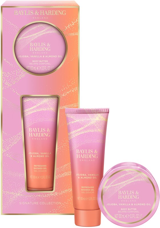 Baylis & Harding Jojoba, Vanilla & Almond Oil set cadou pentru corp