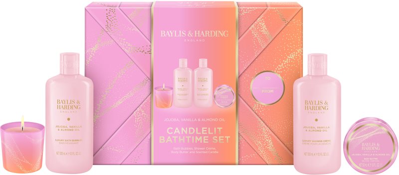 Baylis & Harding Jojoba, Vanilla & Almond Oil set cadou pentru baie