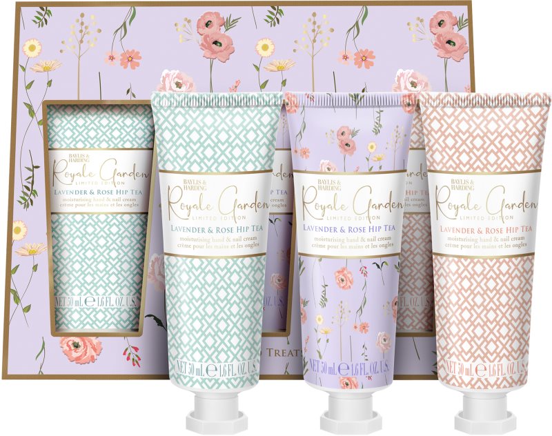 Baylis & Harding Royale Garden Lavender & Rose Hip Tea set cadou de maini
