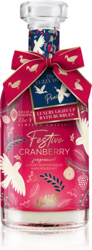 Baylis & Harding The Fuzzy Duck Winter Wonderland spuma de baie ediție cadou parfum Cranberry 500 ml
