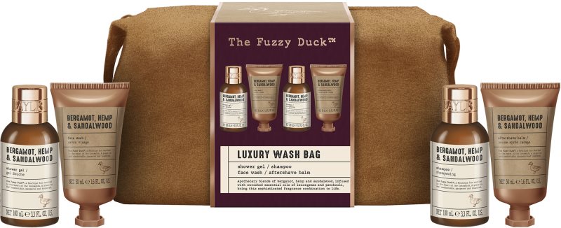 Baylis & Harding The Fuzzy Duck Bergamot, Hemp & Sandalwood set cadou pentru călătorii